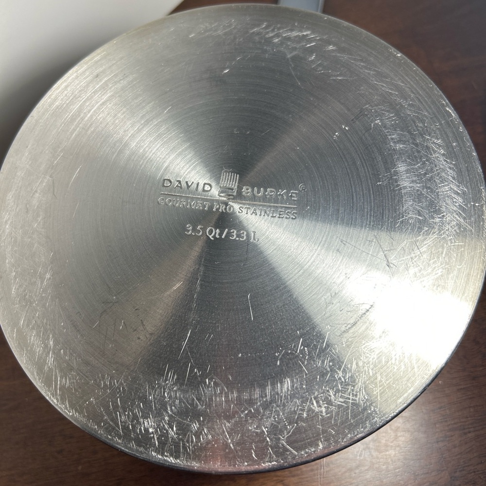 David Burke Silver Stainless Steel Cookware